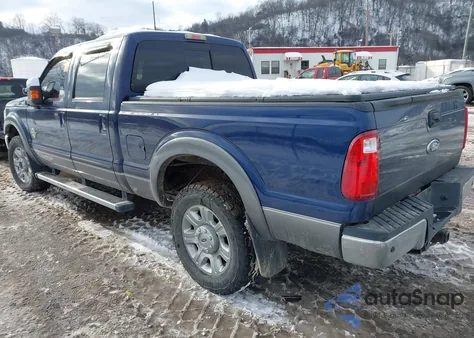 2012 Ford F-250 Lariat z USA, uszkodzony, nr VIN 1FT7W2BT5CEB00151